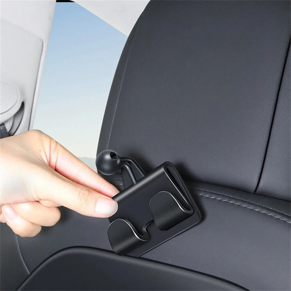 

Car Back Chair Mobile Phone Holder Mount Accessories Parts For Tesla Model 3/Y With Hooks Car Bracket