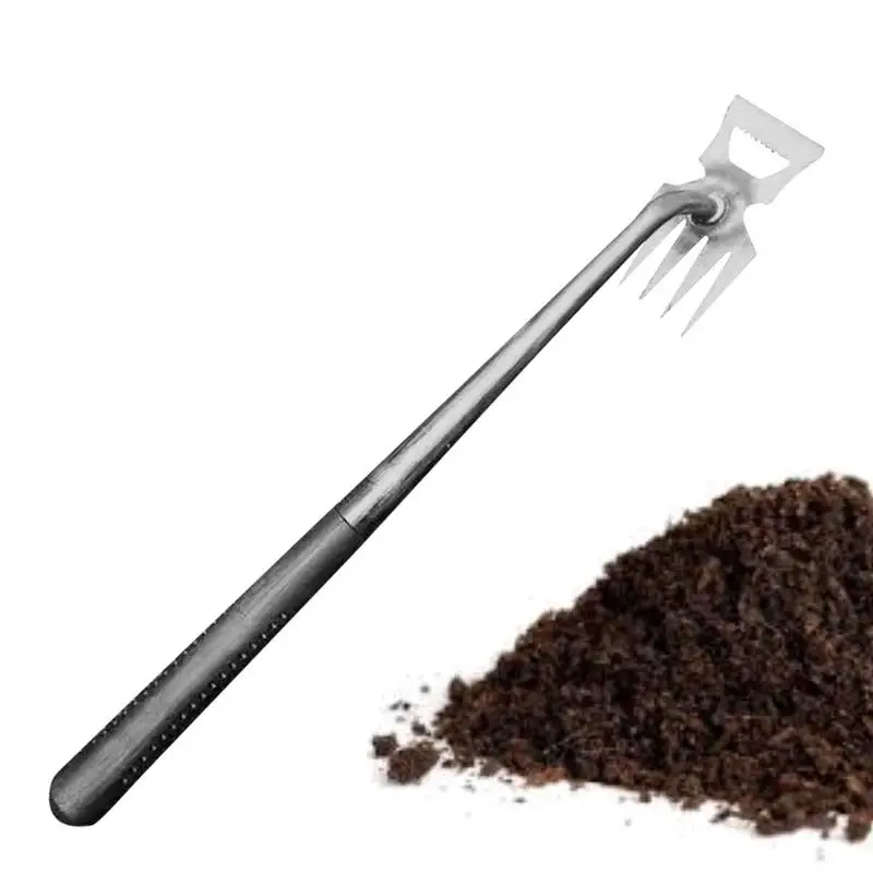 

Инструмент для удаления травы, ручной инструмент, инструмент для сбора корней растений с 5-крапановой стальной головкой, двойного назначения