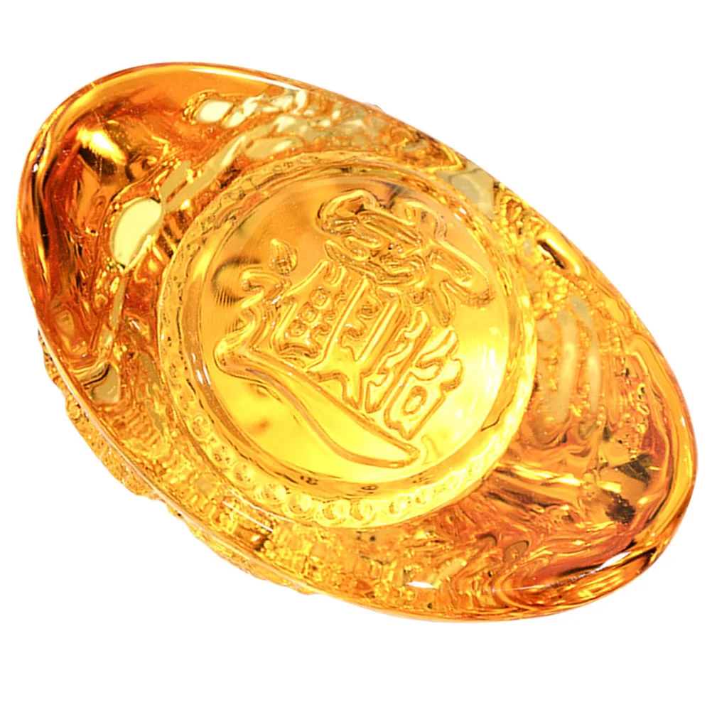 

Crystal Ingot Ornament Crystal Carving Craft Ingot Figurine Crystal Ingot Desktop Decor