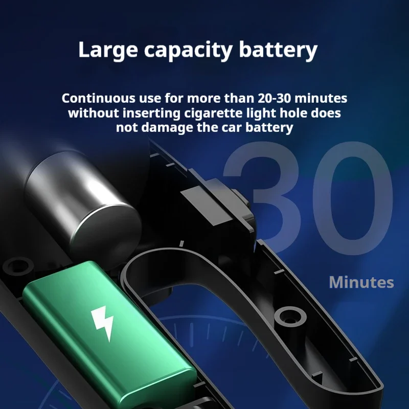 YIJU �ڵ��� ���� û�ұ� 19000pa �̴� �ڵ��� û�ұ� Type-C ���� ���� 5000mAh �ڵ� ���׸��� �� �޴�� ���� û�ұ�