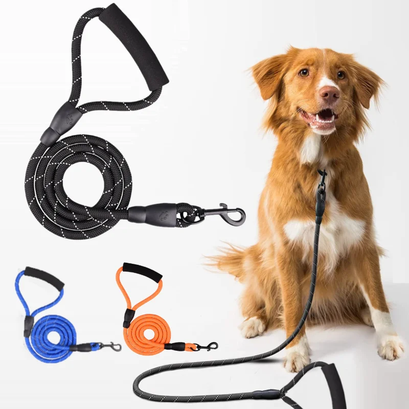 

Reflective Traction Rope Pet Outdoor Training Rope Puppy Small Medium and Large oDg Lanyard Traction Rope