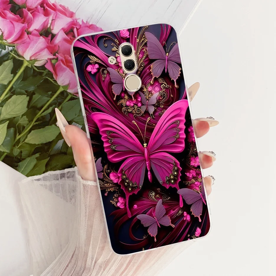 Luxury Floral Butterfly Design Soft Slim Phone Case Cover