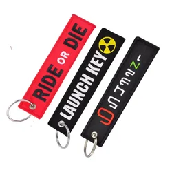 Stylish Embroidered Keychain for Backpacks, Motorcycles, and Cars (Style 2)