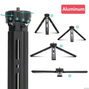 Treppiede in metallo per fotocamera DJI, mini treppiede da tavolo in lega di alluminio con vite da 1/4 di pollice per DSLR Canon Nikon Sony e proiettore