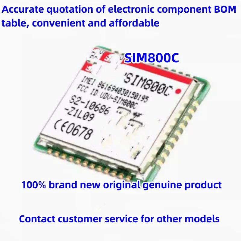 

Новый оригинальный SIM800C четырехдиапазонный GSM/GPRS модуль Беспроводная фотография