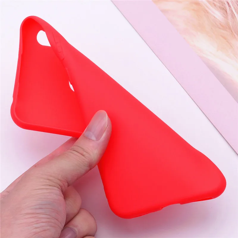 Matte Silicone Bumper Soft Phone Case Cover
