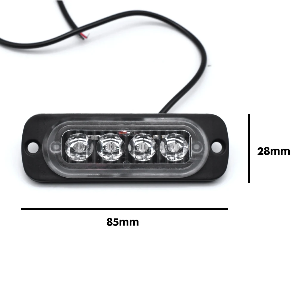 Auto LED Strobe Blinklicht LKW Warnlicht Polizei Lichter Strobe Notfalllampe