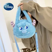 

Disney's New Girl Plush Shoulder Messenger Bag Cartoon Cute Girl Plush Doll Handbag Large Capacity Fashion Plush Doll Bag