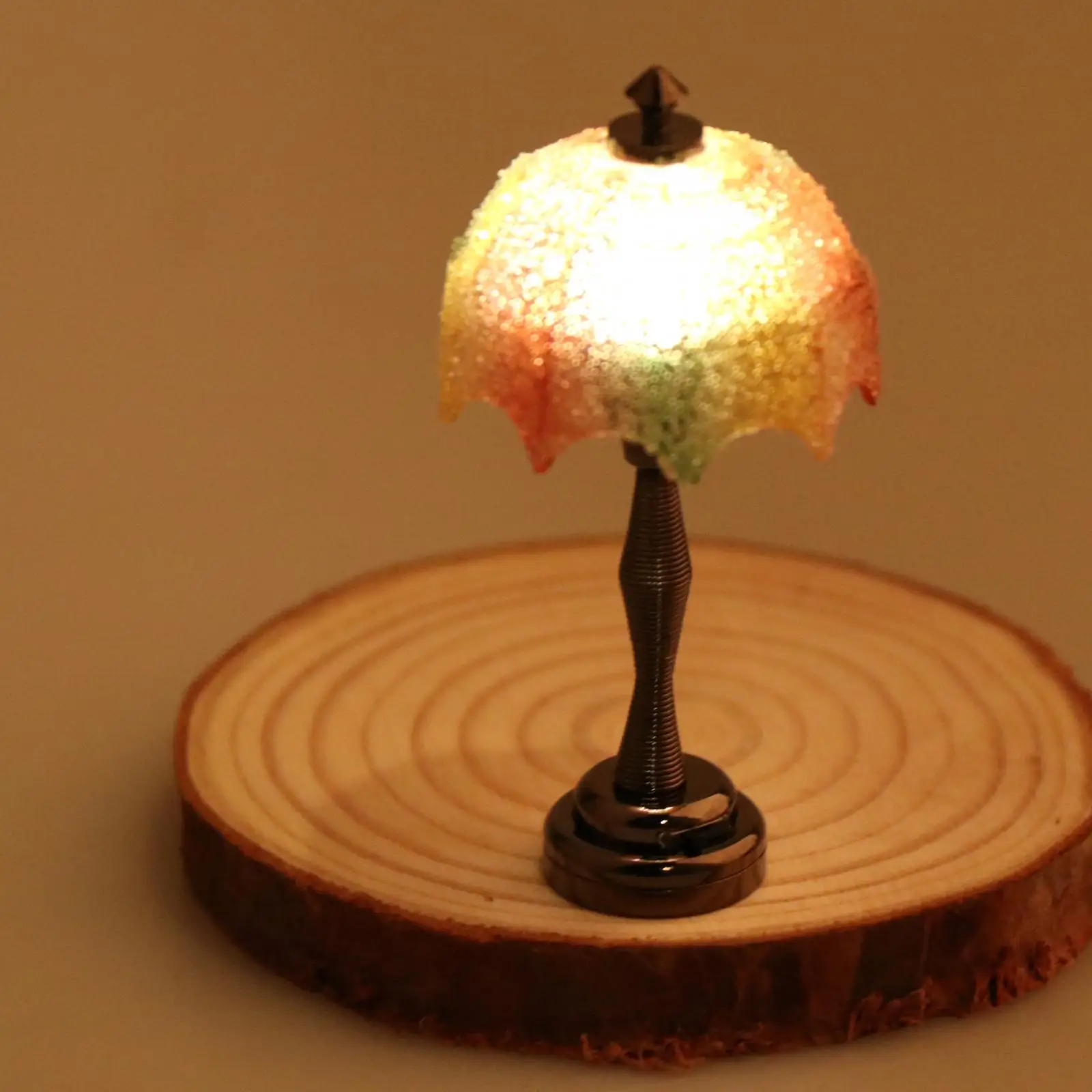 1:12 Scale Dollhouse LED Wall Lamp Life Scene Simulation Model Furniture Ornaments for Office Halls Dining Room Kitchen Decor 3