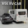 1/32 RS6 RV Simulation Alloy Models Car Toy Metal Diecast With Pull Back Sound And Light Vehicles For Boys Toys Gifts Collection 1