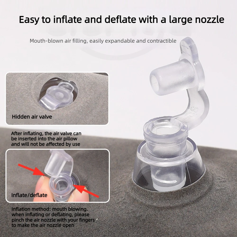 Ultimate Comfort Inflatable Travel Neck Pillow - Adjustable & Portable for All Journeys