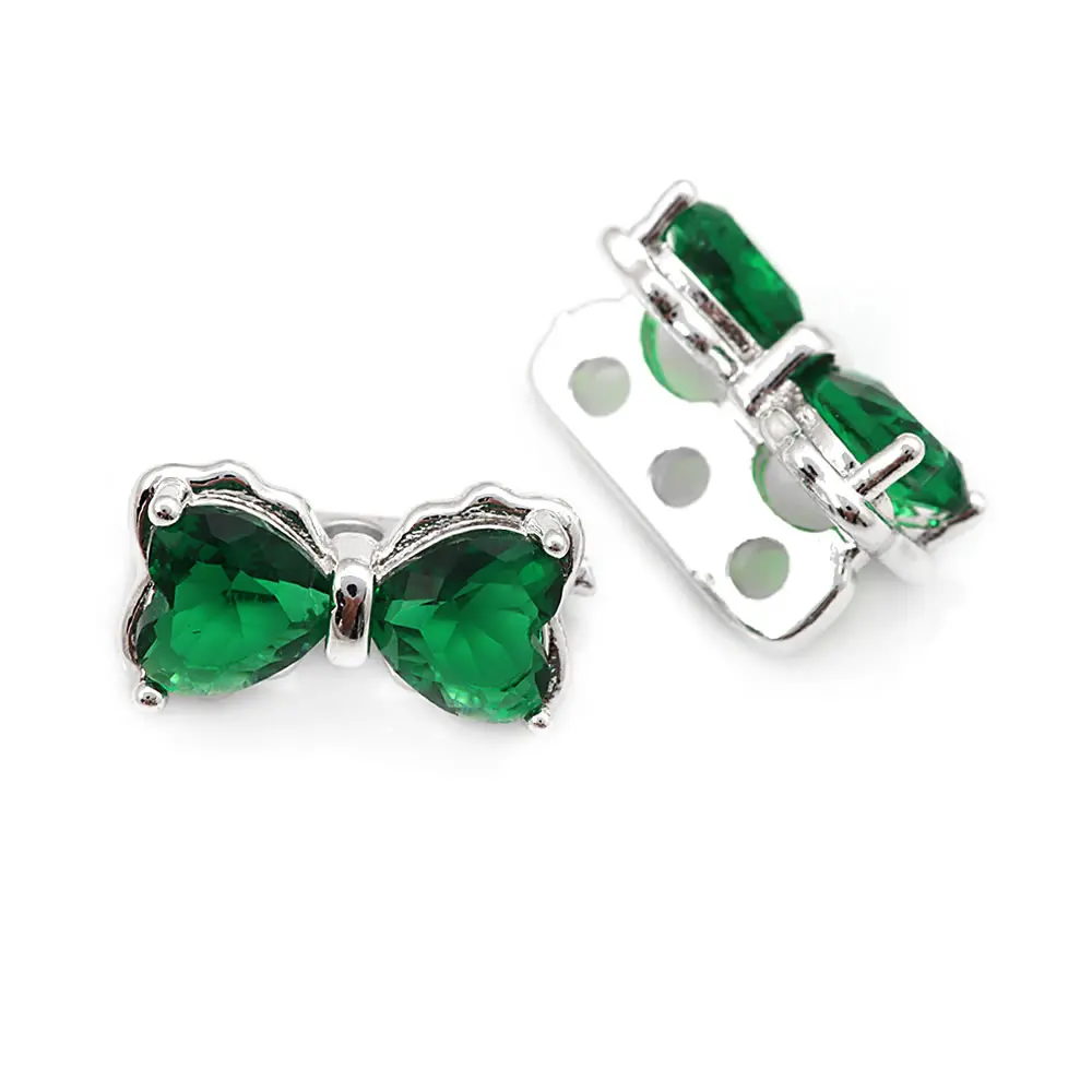 10 Uds. De latón con 3 agujeros, pulseras con nudo de lazo, collares, cuentas espaciadoras, materiales para hacer joyas Diy, sitio web oficial Rosediy - details 0