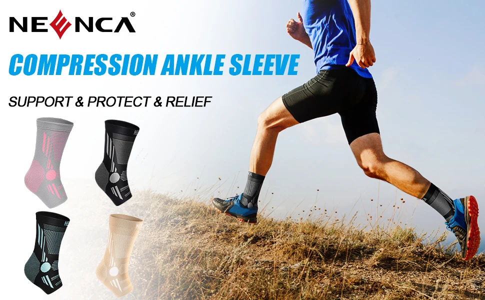 Premium Ankle Compression Sleeve for Plantar Fasciitis Relief