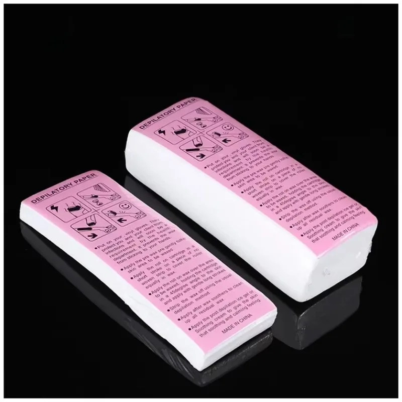 Depilatory Wax Strips Hair Removal Wax Hair Removal Wax Paper 100pcs Removal Nonwoven Body Cloth High Quality Epilator Wax Strip Paper Roll