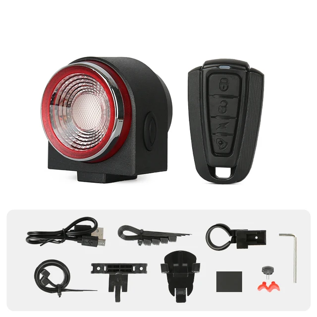 ANTUSI A8 Automatic Brake Taillight Remote Bicycle Rear Light Wireless