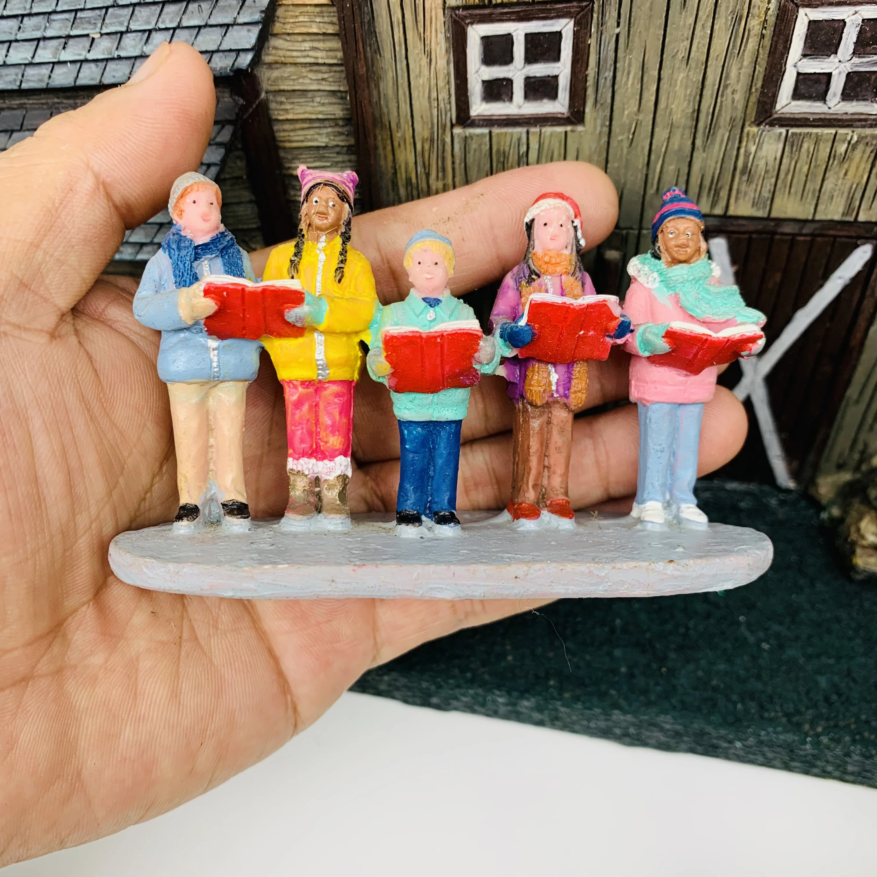Figurines & Miniatures Halloween Christmas Etc. Sand Table Decoration Articles Handicraft Gifts Desk Sculpture resin ornaments resin handicraft ornaments resin ornament animal ornaments