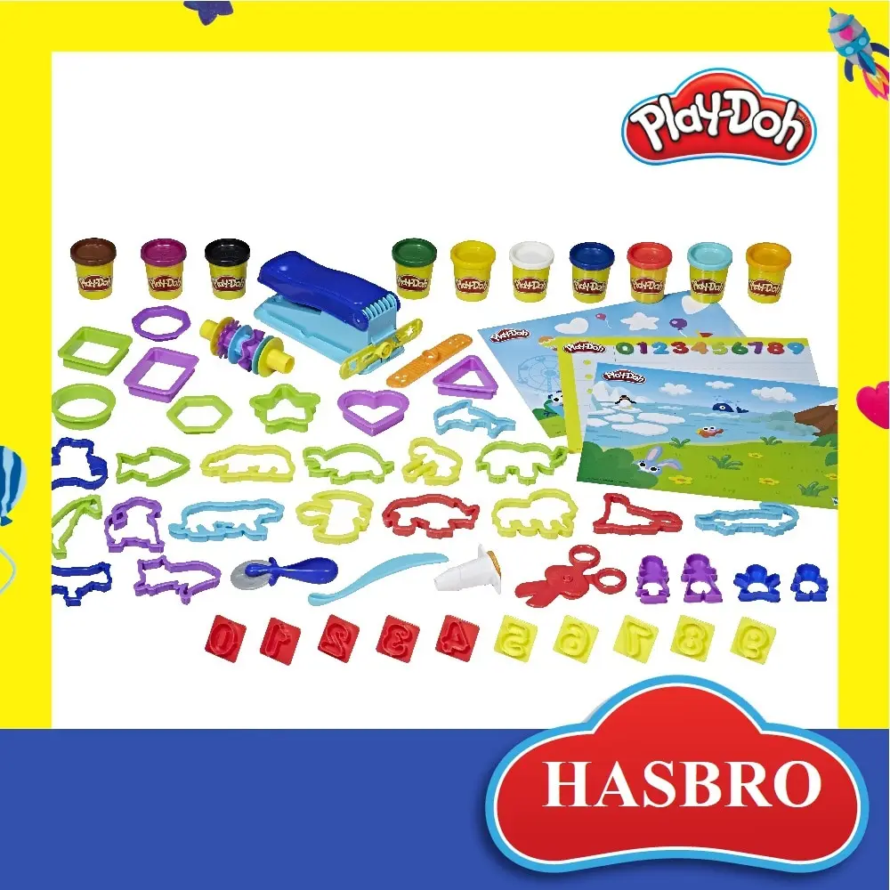 Set for modeling Play-Doh learning preschool E2544F02 Slime Antistress Plasticine Training Hobbies Kids Games Toys Toy children Goods creative work