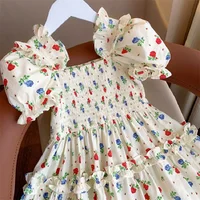 Robes pour filles, nouveaux styles d'été, vêtements pour enfants, vêtements d'été, robes d'été à la mode pour filles, jupes fleuries 4