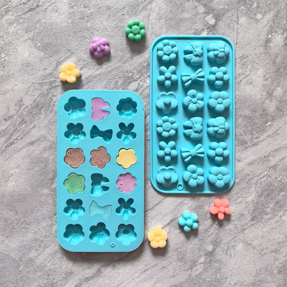 Moule Silicone Fleurs & Nœuds | Créations DIY Ludiques