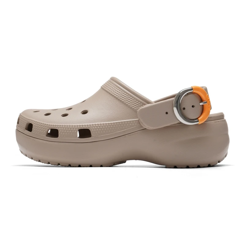 크록스(Crocs) 여성화 클래식 클라우드 컬러 버클 클로그 두꺼운 밑창 클로그..