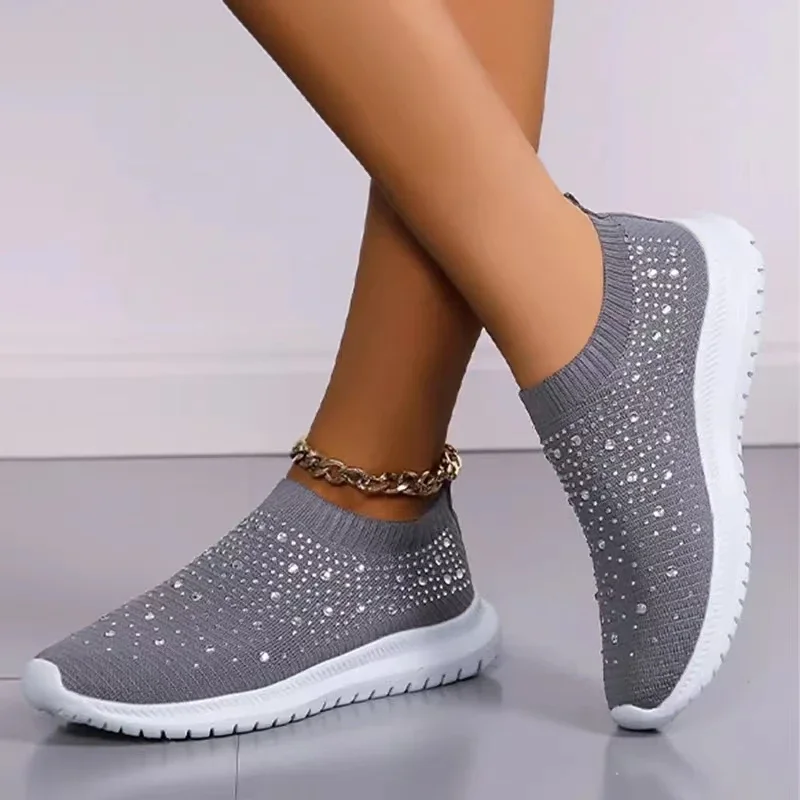 Sneaker Shoes for Women Comfortable Soft Bottom Flats Plus Size 43 Non Slip Casual Shoes