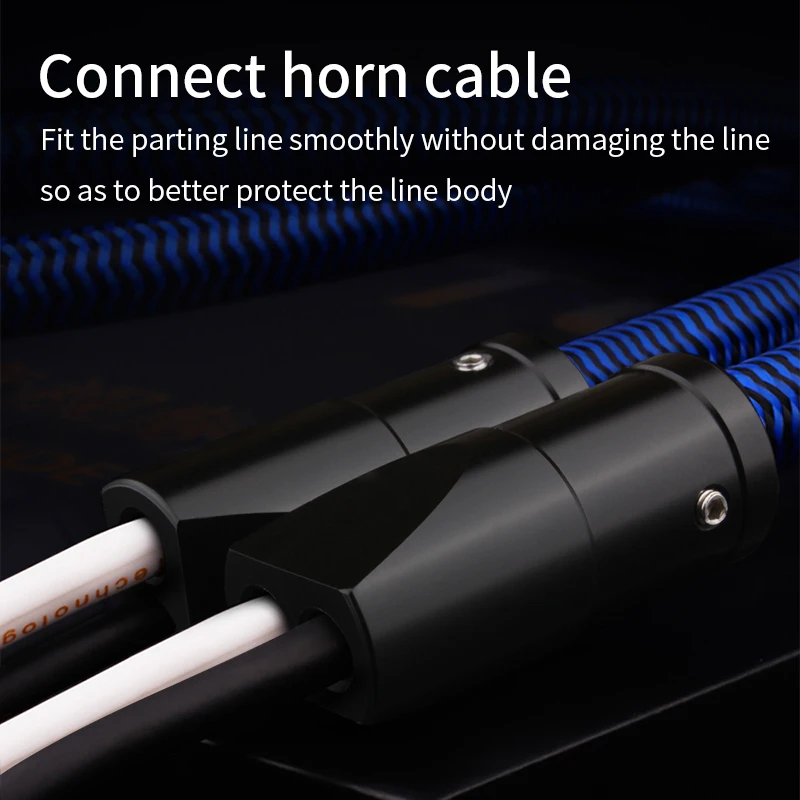 YYAUDIO Splitter Ring Headphone Audio Cable Splitter One to Two Splitter Speaker Cable Connector 14mm-8mm / 18mm-7mm