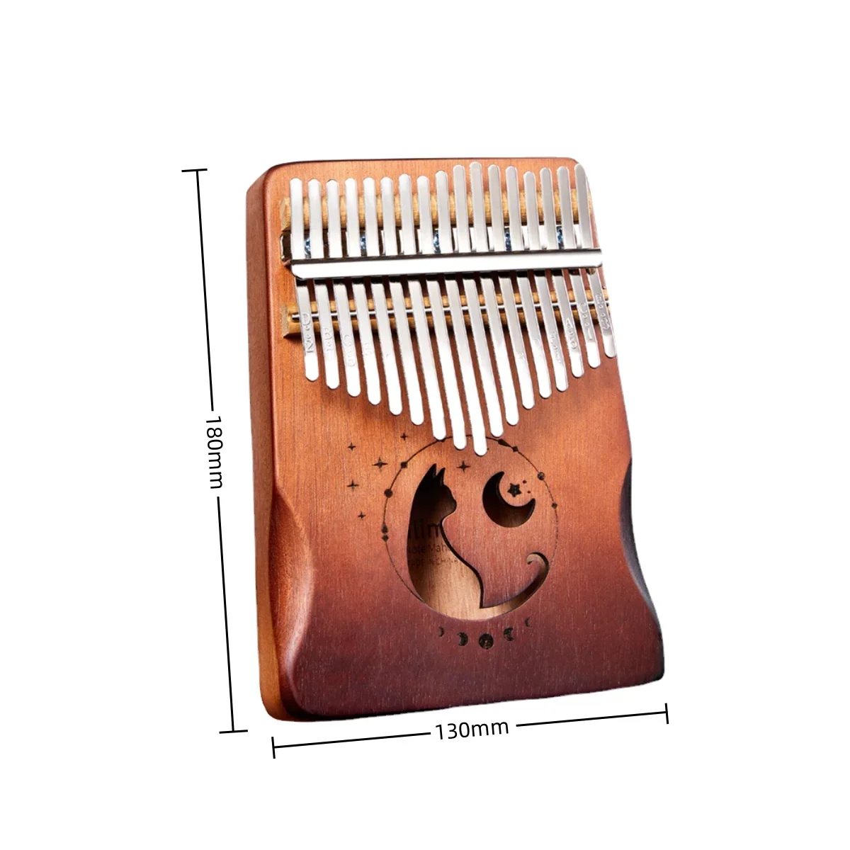 Piano de pulgar Kalimba de 17 y 21 teclas, teclado de chapa de madera maciza, instrumento Musical, Piano de dedo, regalo de Navidad para amantes de la música