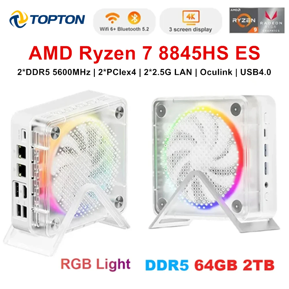 ミニPC（Topton） Topton 6ワット超X86ミニpcペンティアムN3700 N3160クアッドコア