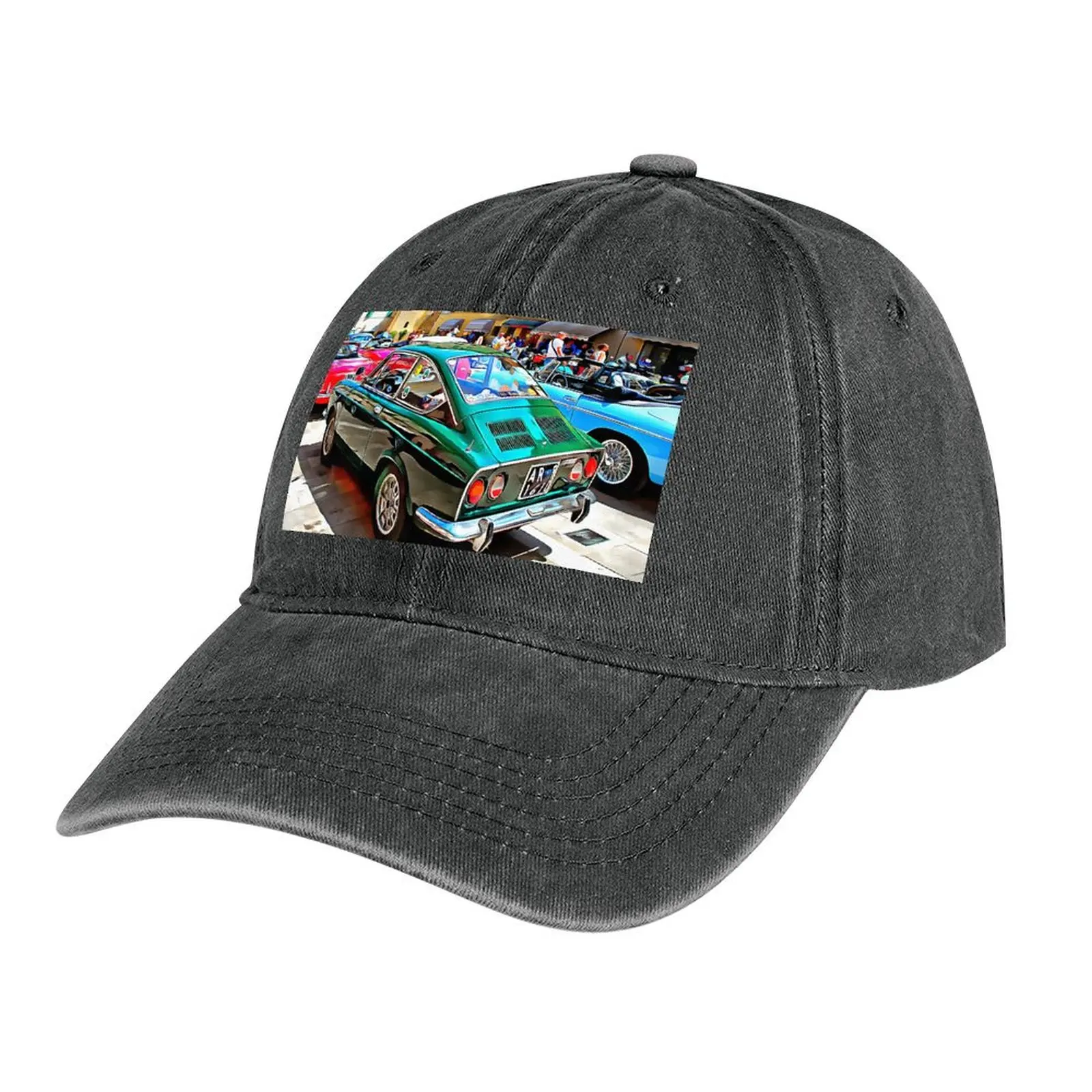 Fiat 850 Sports Coupe Cappello Da Cowboy Brand Man Cap Protezione Solare Designer Uomo Donna