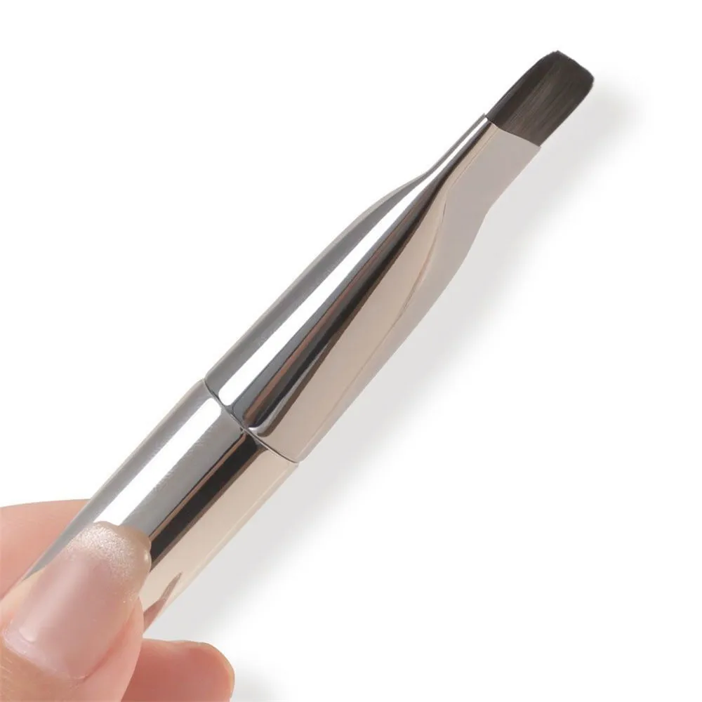 Makeup Brush Set Makeup Brush Foundation Brush Ultra Thin Short Flat Makeup Brushes Tool Lightweight Soft Face Contour Brush Blending Foundation Cream