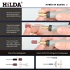 HILDA 18V Engraving Pen Mini Drill Rotary Tool With Grinding Accessories Set Multifunction Mini Engraving Pen Pet Nail Polish 5