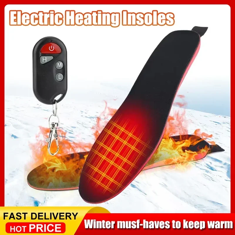 نعال التدفئة الذكية تدفئة القدم التي تسيطر عليها درجة الحرارة نعال تسخين كهربائيًا نعال حرارية كبيرة الحجم