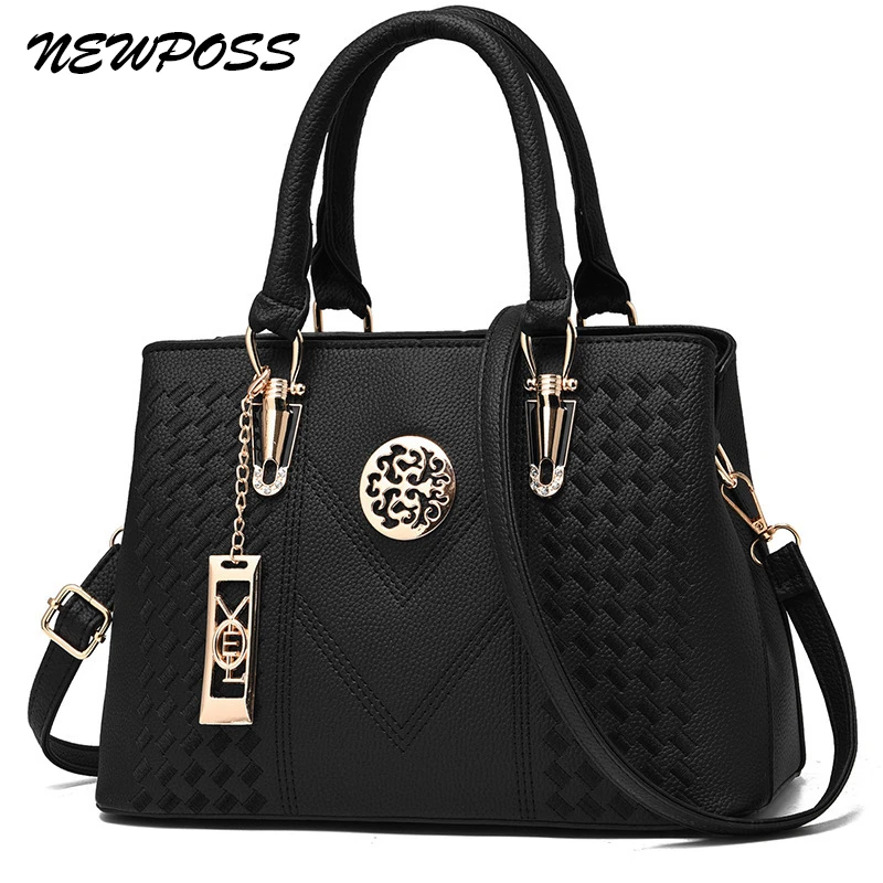 Newposs Famous Designer Brand Bags Women Leather Handbags 2022 Luxury Ladies Hand Bags Purse