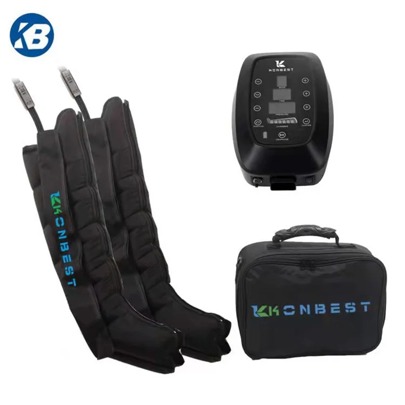 Masajeador de compresión Syeosye de 6 cavidades para piernas y pies, presoterapia, circulación y aire, promueve la relajación sanguínea y recupera la salud._voghion.com