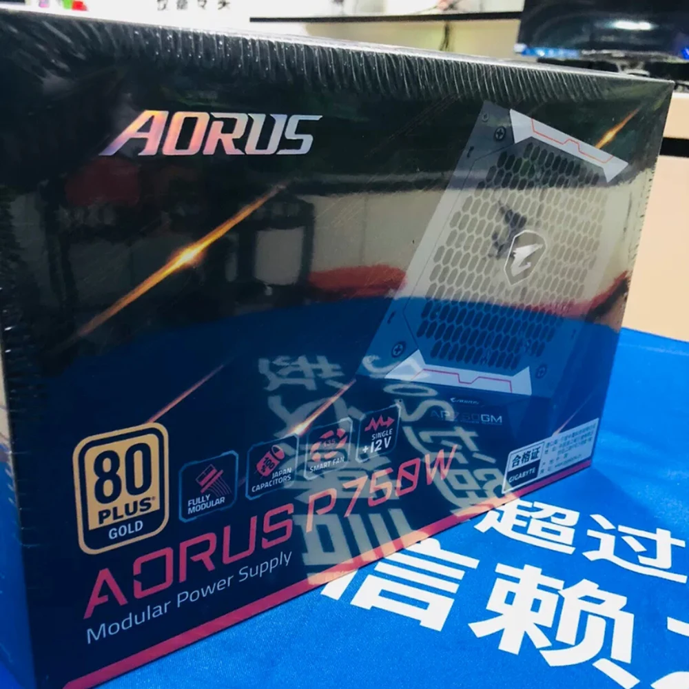 GP-AP750GM 750W AORUS P750W AP750GM 80PLUS 골드 ATX 12V 전원 공급 장치 완벽하게 작동 빠른 배송 고품질
