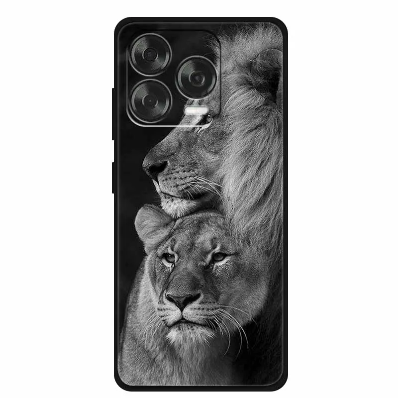 Animal Design Soft Silicone TPU Phone Case - Durable Back Shell and Bumper Cover