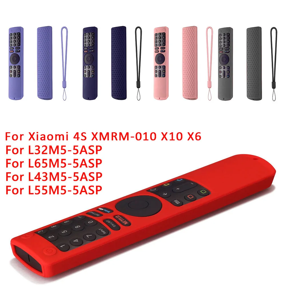 Remote Control Case for Xiaomi Mi 4S TV Waterproof Remote Cover Silicone Protective Dustproof Shockproof Protector With Lanyard silicone remote case silicone remote cover silicone remote sleeve remote controller cover silicone case protector