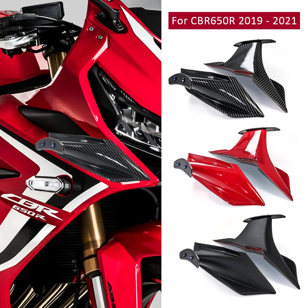 

Winglets Fairing Kit For Honda CBR650R CBR650 CBR 650 R 650R 2019 - 2021 ABS Aerodynamic Wing Spoiler Fixed Spoiler Accessories