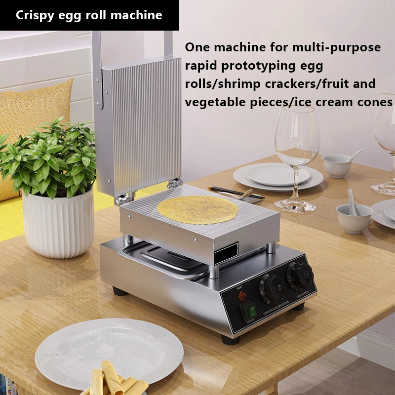 

Ice Cream Egg Pastry Machine Crispy Egg Roll Machine Baked Waffle Cake Baking Pan Crispy Machine Baking Tools