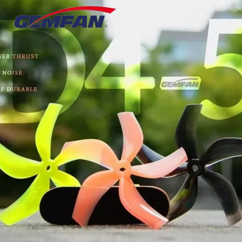 

D4-5 Gemfan пропеллер 5 лезвий Cinewhoop Quad Props Mount M5 4-дюймовый проводной вентилятор FPV Mini Multirotor PC 4 пары/8 пар аксессуары для радиоуправляемых моделей