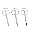 Mini Stainless Steel Portable Curved Mustache Eyebrow Nose Ear Hair Remover Scissor Trimmer Safety Tips Nail Cuticle Cutter 2