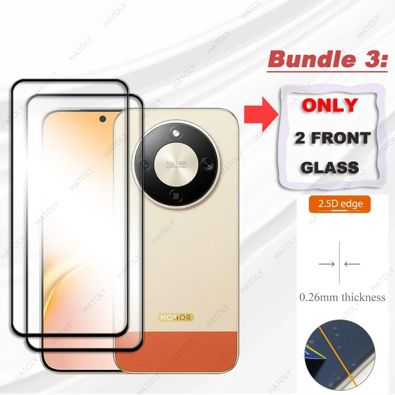 Premium Black Edge Glass Screen and Camera Lens Protector
