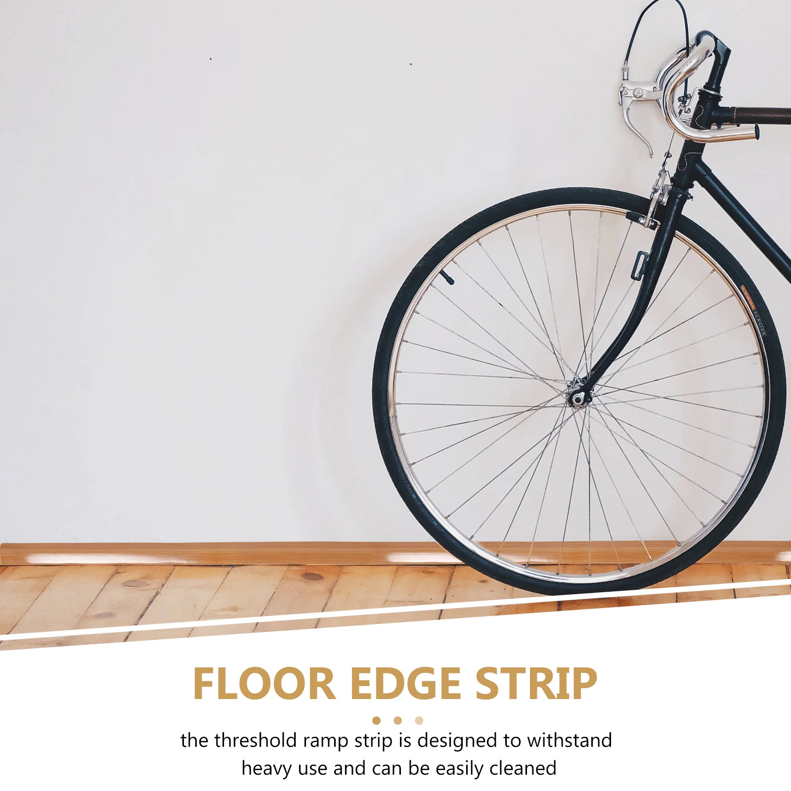 Floor Trim Ramp Mats Door Ramps for Home Wheel Chair Threshold Sweeping Robot Wheelchairs Yellow Teak