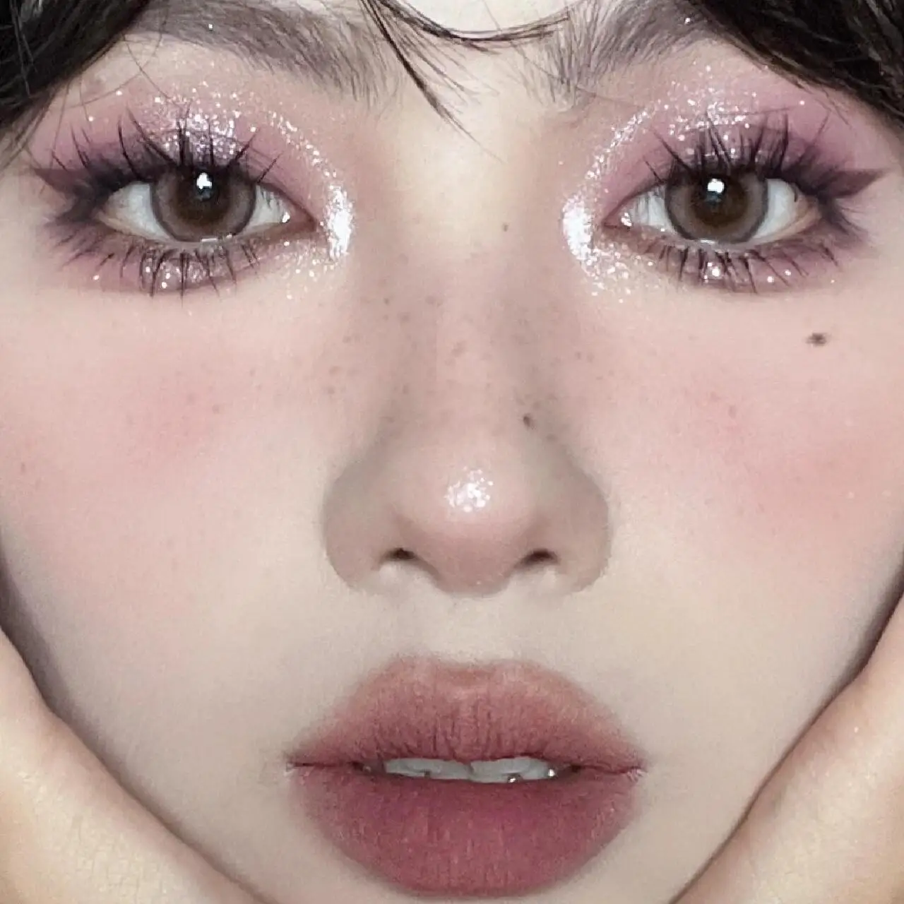 12 Color Eye Shadow Palette Matte Pearl Wine Red Eyeshadow Rose Brown Eyeshadow Glitter Shimmer Long-lasting Beginner Eye Makeup - 3