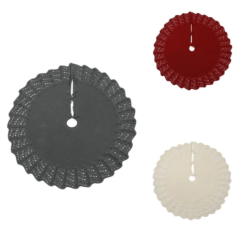 

Женская трикотажная юбка с волнистыми краями, 48 дюймов