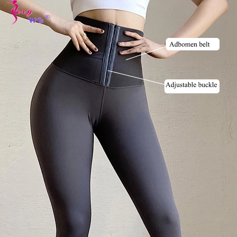 SEXYWG Women Leggings Slimming Pants Waist Trainer Up Butt Lifter Sexy Shapewear Tummy Control Panties Trouser