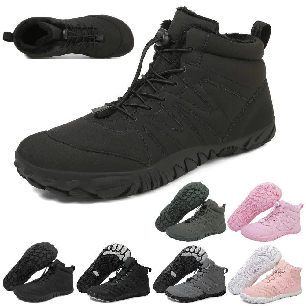 Men Women Waterproof Winter Boots Snow Barefoot Casual Shoes Outdoor Warm Work Shoes Ankle for Trekking Climbing Hiking hiking shoes snow boots rock climbing shoes