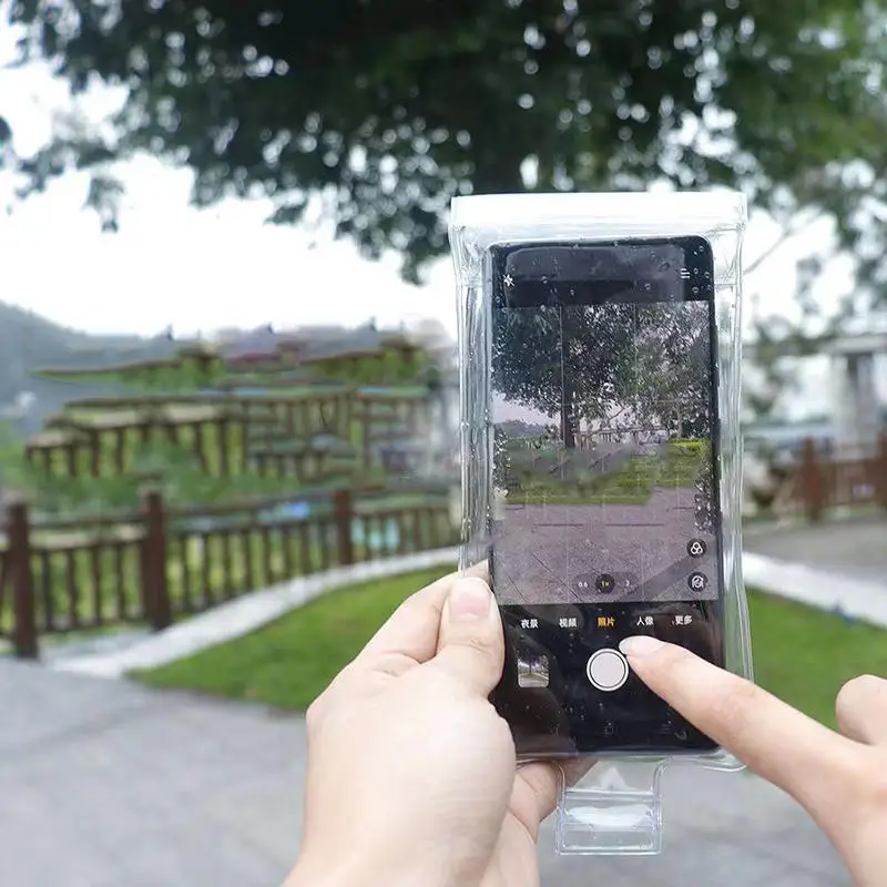 5/10 قطعة تحت الماء حقيبة مقاومة للماء شفافة الهوا...