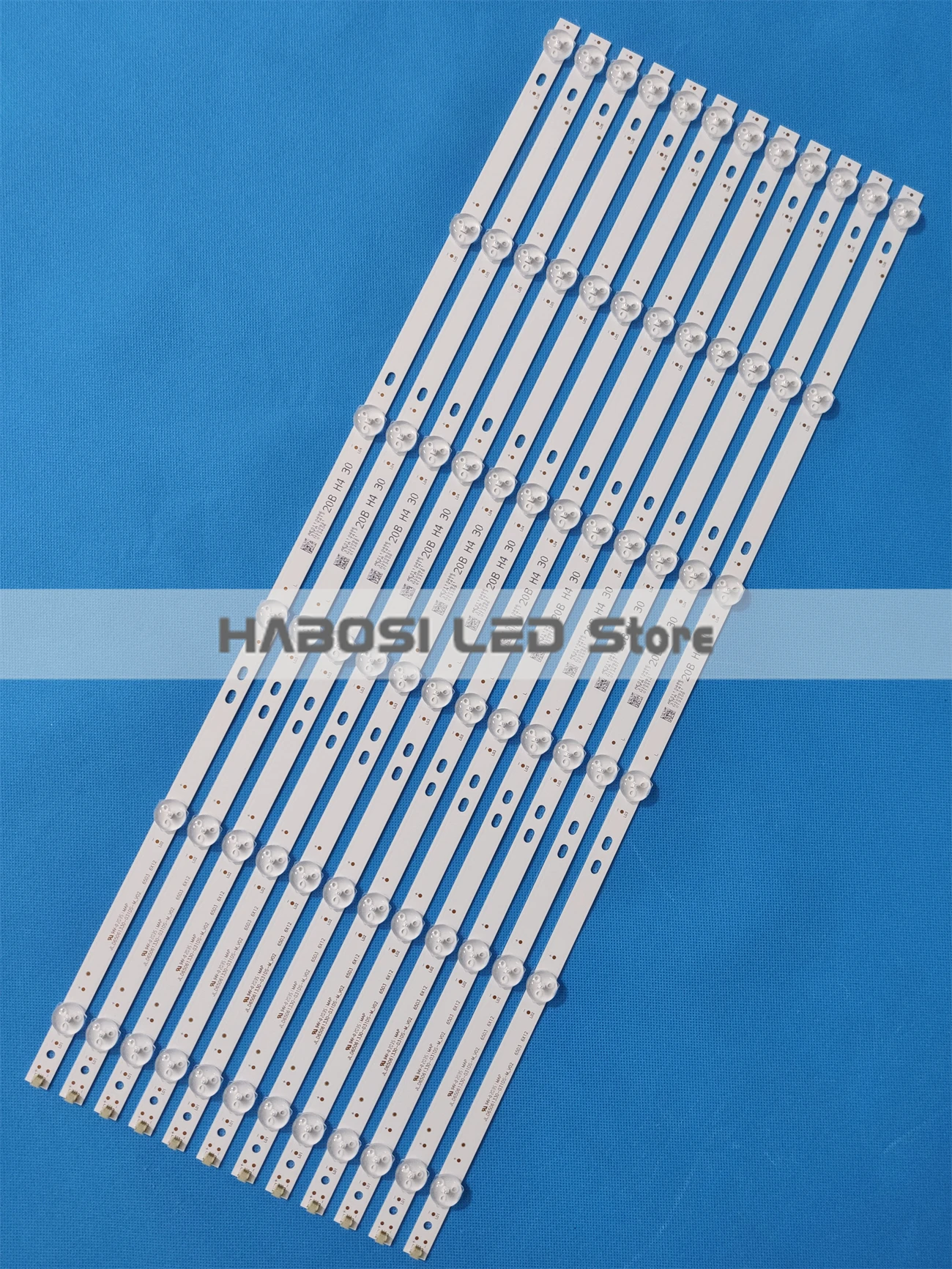 12pcs LED JL.D65061330 031DS M V02 65D3 6X12 HRS SQY65D3 6X12 2W MCPCB 12mm V2 HV650QUB-F9A RTU6549 C A2008 RNSMU6536 RNSMU6540 3