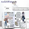 Special oil PET Washi Tape Motivational Quote Transparent Stickers Decorative Adhesive Tape For Scrapbooking Journal Stationery 5